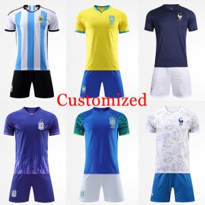 2022 World Cup Jerseys Customized Name & Number Gift for Children and Adult