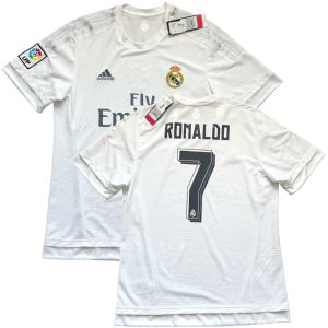2015/16 Real Madrid Home Jersey #7 Ronaldo Soccer Champions CR7 Kit