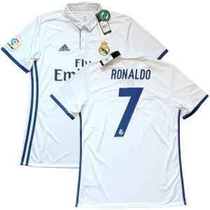 2016/17 Real Madrid Home Jersey #7 RONALDO Soccer La Liga CR7 Kit