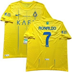 2023/24 Al Nassr Authentic Home Jersey #7 Ronaldo Player Issue Kit