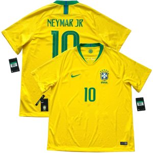 2018 Brazil Home Jersey #10 Neymar JR Soccer World Cup kit