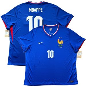 2024/25 France Home Jersey #10 Mbappe Soccer Euro Nations League Kit