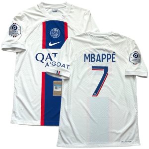 2021/22 PSG Authentic Fourth UCL Jersey #7 Mbappe Player Issue Kit